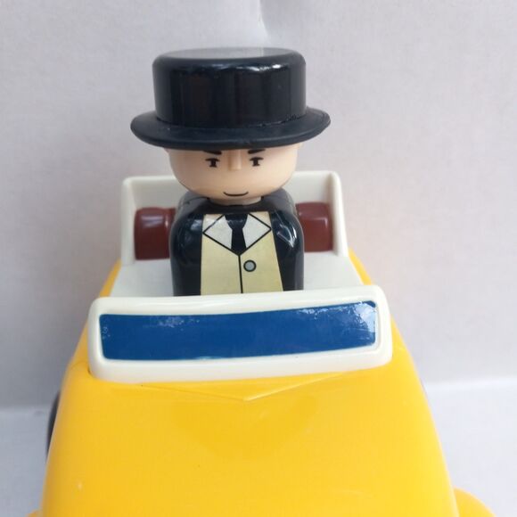 Vintage Tomy Thomas and Friends Sir Topham Push N Go Car-1997-Yellow-6568-Works - Picture 8 of 12